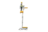 Vertical Mast Type One Man lift Electric Aerial Work Platform Order Picker For Warehouse